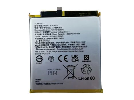 Alternative battery BTE-4601 3.87V 4500mAh/17.41Wh helps HTC devices have longer battery life - 0