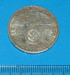 Duitsland - 2 Reichsmark 1938A - zilver