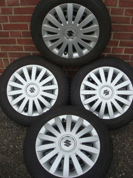 15'' inch Stalen Velgen en Banden Steek 4x100 - 3