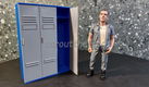 Locker 3 doors 1:18 blauw / grijze deuren Amer. diorama AD516 - 2 - Thumbnail