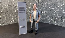 Locker 1 door 1:18 grijs Amer. diorama AD518