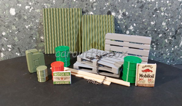 Pallet set 1:18 Amer. diorama AD521 - 0