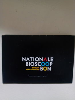 Nationale bioscoopbon twv 25,- - 0