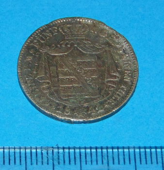 Saksen-Albertin - 1/6 thaler 1842G - zilver - 1