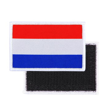 Embleem,Patch,Mouw,Nederland,Rood,Wit,Blauw - 1