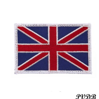 Embleem,Patch,Mouw,Vlag,Engelamd,GB,Union,Jack - 0