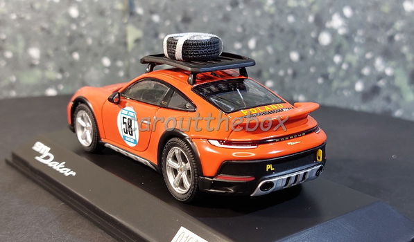 Porsche 911 DAKAR RED58 Special 1:43 Spark SP139 - 2