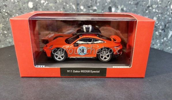 Porsche 911 DAKAR RED58 Special 1:43 Spark SP139 - 3