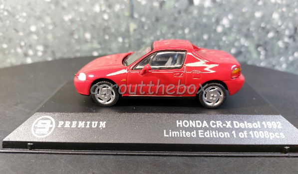 Honda CR-X Delsol 1992 rood 1:43 Triple9 Tr033 - 1