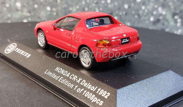 Honda CR-X Delsol 1992 rood 1:43 Triple9 Tr033 - 3