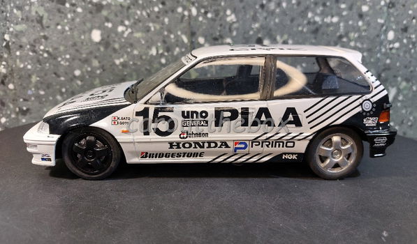 Honda Civic EF9 JTC PIAA #15 1991 wit 1:18 Triple9 Tr034 - 0