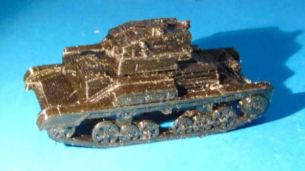 Britse Cruiser MkII tank - 3D-print in diverse schalen. - 0