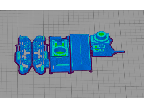 Britse Cruiser MkII tank - 3D-print in diverse schalen. - 2