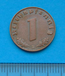 Duitsland - 1 pfennig 1939B