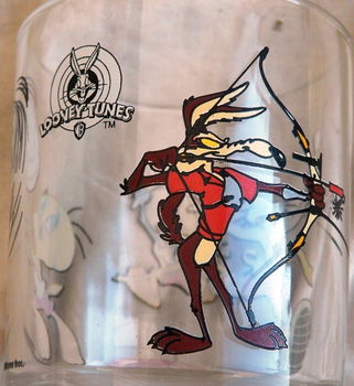 Frisdrank / Limonade / Lemonade / Softdrink Glas, Looney Tunes, Penotti, Inhoud: 0,2L, 2000. - 6