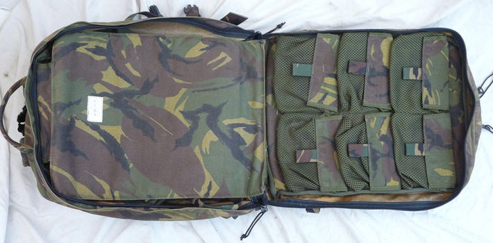 Rugtas / Rugzak, Geneeskundige Dienst, Woodland Camouflage, Koninklijke Landmacht, jaren'90.(Nr.1) - 4