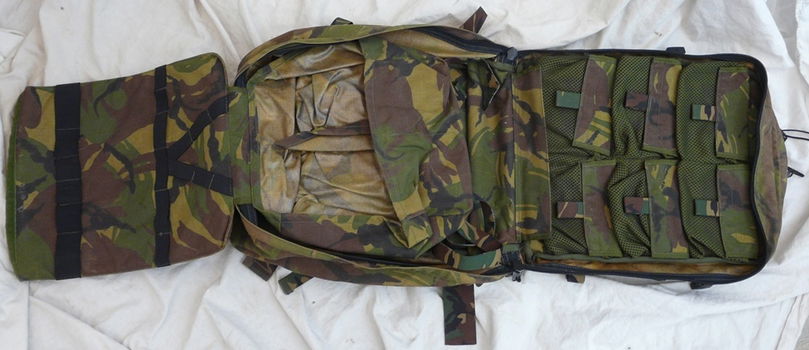 Rugtas / Rugzak, Geneeskundige Dienst, Woodland Camouflage, Koninklijke Landmacht, jaren'90.(Nr.1) - 6