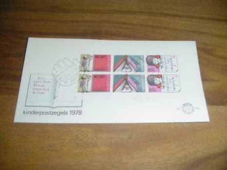 Fdc Kinderpostzegels 1978 N.V.P.H nr.170 - 0