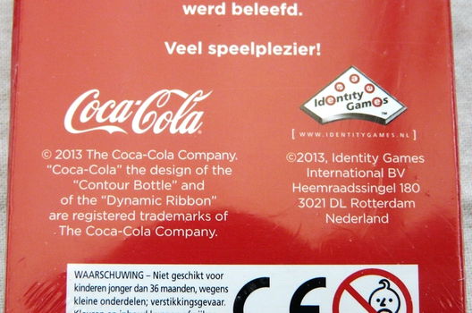 Spel, 3 Generaties Kwartet, Coca-Cola / Identity Games, 2013. - 2