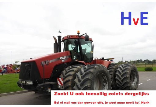 Te koop GEVRAAGD: tractoren, shovels, graafmachines, landbouwmachines, aanhangers, auto's, etc. ... - 0