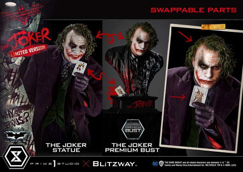 Prime 1 Studio The Dark Knight Joker Bust Limited Version - 2