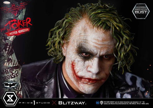 Prime 1 Studio The Dark Knight Joker Bust Limited Version - 4