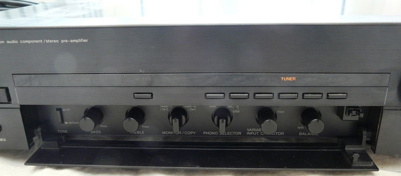 Stereo Pre Amplifier, type: PRA 1100, Merk: Denon, met Handleiding. - 6