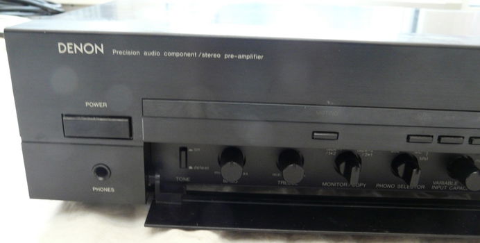 Stereo Pre Amplifier, type: PRA 1100, Merk: Denon, met Handleiding. - 7