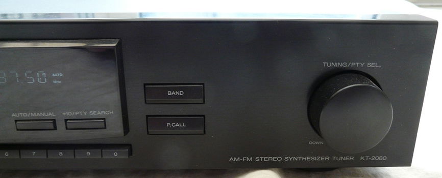 Stereo Tuner AM-FM, type: KT-2080, Merk: Kenwood, met Handleiding. - 7