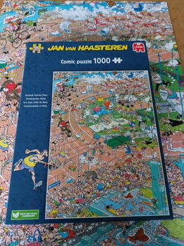 Jan van Haasteren puzzel Zomerspelen Parijs 1000 stukjes. - 6