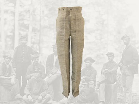 Broek,Pantalon,CSA,Civil,War,Alle,Leger,Onderdelen - 0