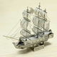 Metalen bouwpakket ZOYO Black Pearl Pirate Ship 3D Laser - 0 - Thumbnail