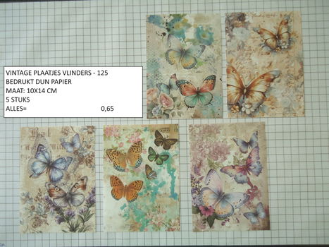 vintage plaatjes serie 1 ( 8 verschillende sets ) - 6