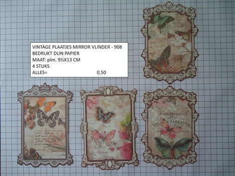 vintage plaatjes serie 3 ( 8 verschillende sets ) - 7