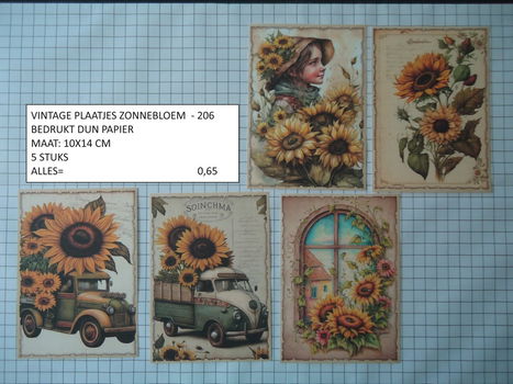 vintage plaatjes serie 5 ( 8 verschillende sets ) - 2