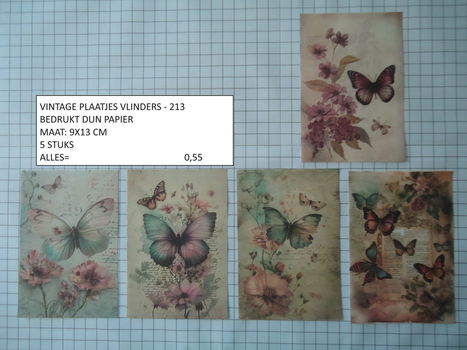 vintage plaatjes serie 5 ( 8 verschillende sets ) - 5