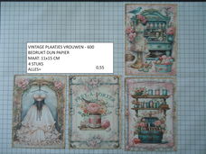 vintage plaatjes serie 6 ( 8 verschillende sets )