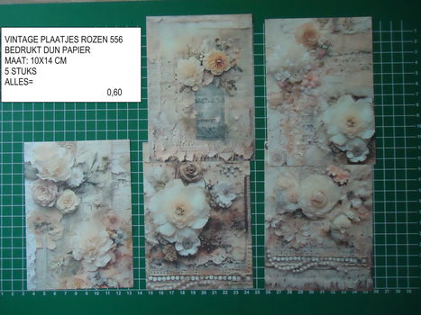 vintage plaatjes serie 10 ( 8 verschillende sets ) - 7