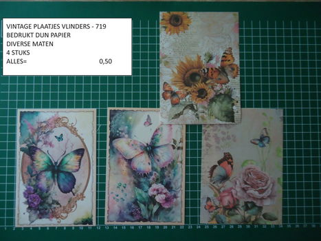 vintage plaatjes serie 11 ( 8 verschillende sets ) - 5