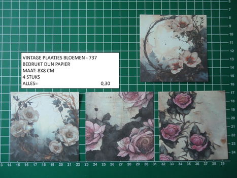 vintage plaatjes serie 12 ( 8 verschillende sets - 0