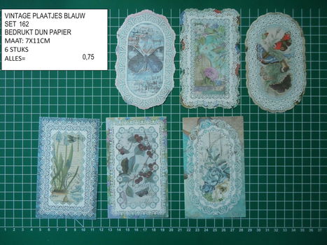 vintage plaatjes serie 13 ( 8 verschillende sets ) - 4