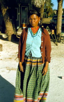 Seminole vrouw, ca. 1958 - fotoprint - 0