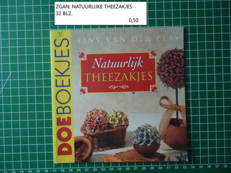 theezakjes vouwen boekjes ( 6 verschillende ) nu ½ prijs - 1