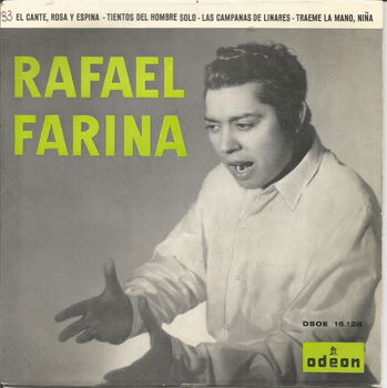 Rafael Farina – El Cante, Rosa Y Espina - 0