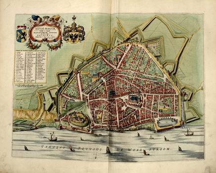 Kaart van Nijmegen - 1652 - overdruk - 0