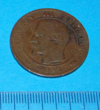 Frankrijk - 10 centimes 1855D - 1