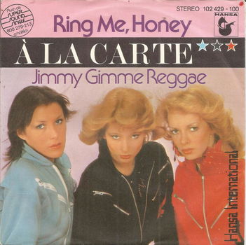 A La Carte – Ring Me, Honey (1980) - 0