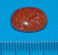 Bruine Goudsteen cabochon CZ - 13x10mm - 0 - Thumbnail