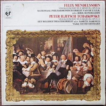 LP - Mendelssohn * Tchaikovsky - David Oistrokh, viool - 0