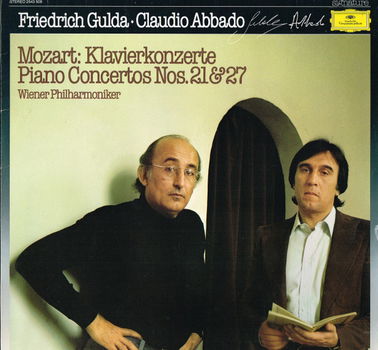 LP - Mozart - Piano Concertos Nos. 21 & 27 - Friedrich Gulda - Vlaudio Abbado - 0